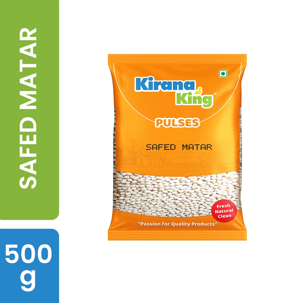 Kirana King Safed Matar 500gm