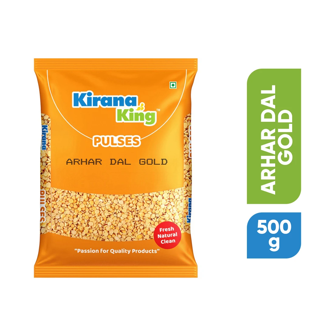Kirana King Arhar Dal Gold 500gm